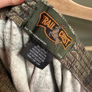Trail Crest Men’s Camo Sweatpants - L